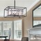 Designers Fountain Linares 60 Watt 4 Light Vintage Bronze Pendant with Crystal Prisms Shade 87431-VB - alternate 2